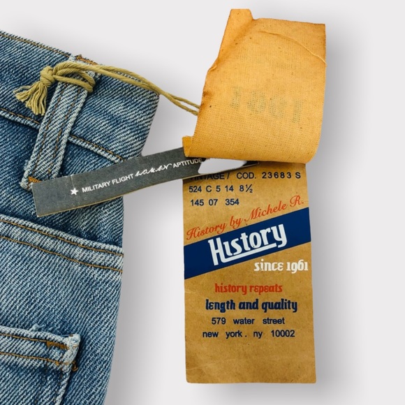 RARE!! History Repeats By Michele Rossi, Reworked Vintage Levi’s, Size S - Picture 7 of 16